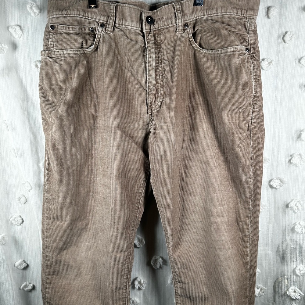 J. Crew Men's Light Brown Corduroy Pants Size 36W 32L